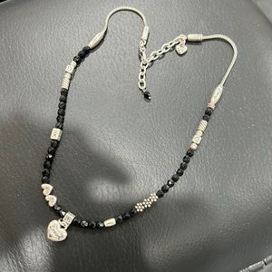 Brighton beautiful onyx beads necklace.